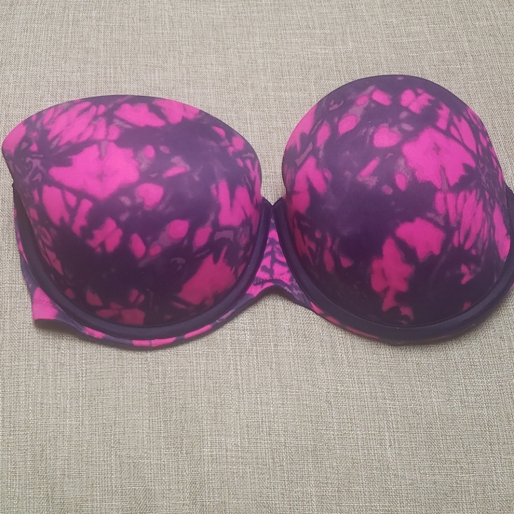 Victoria secret pink strapless bra